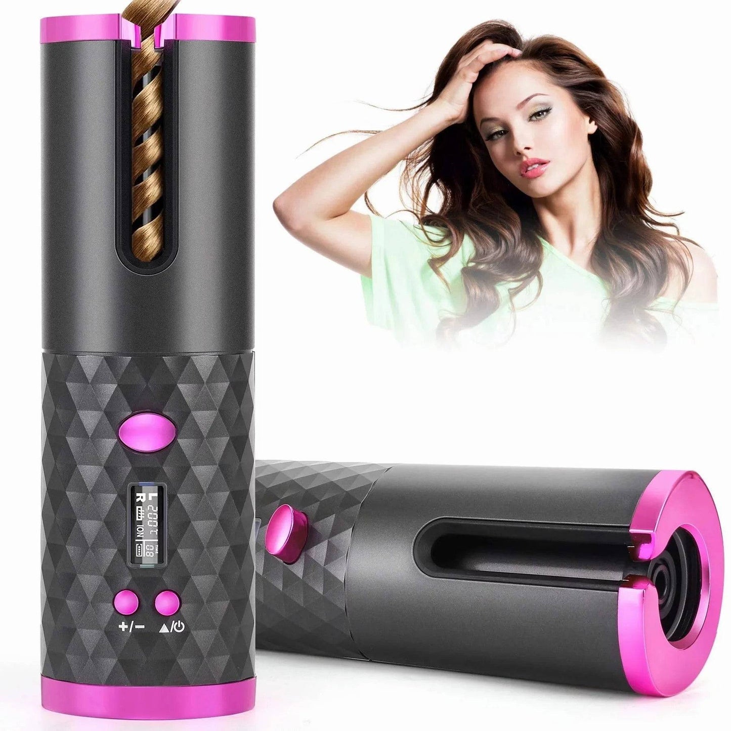 Portable Automatic Hair Curler, Ceramic
